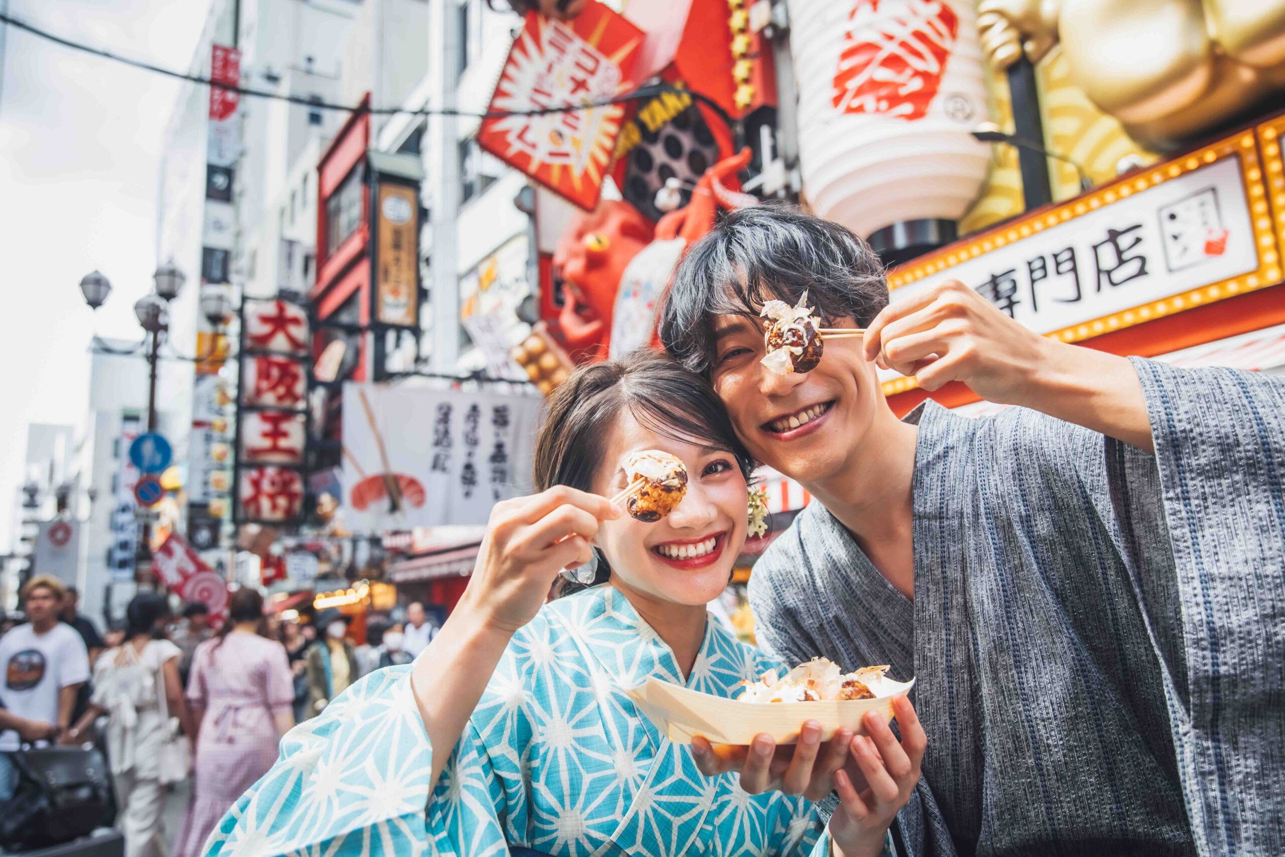 大阪 婚攝 道頓堀 浴衣