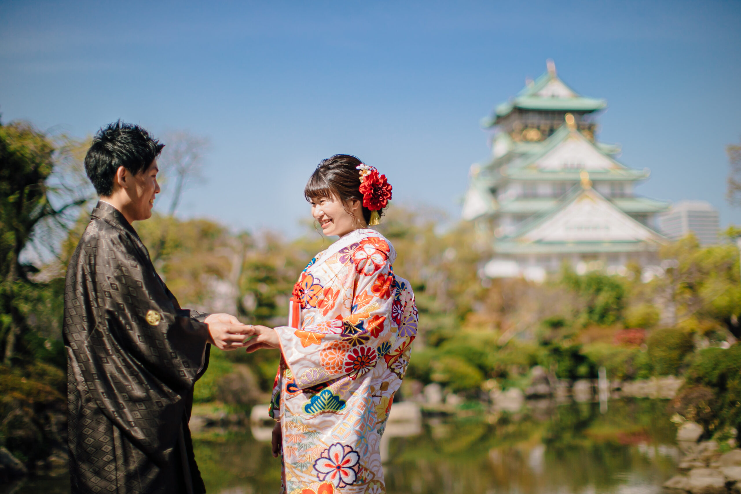 大阪城 婚攝 和服