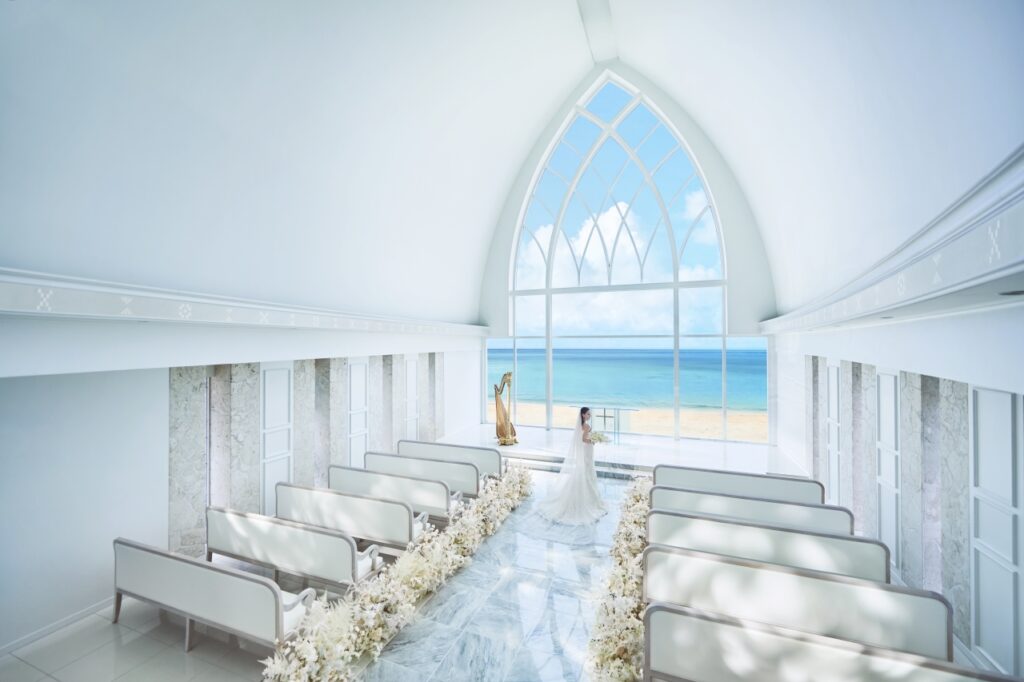 沖繩 艾葵雅教堂 AQUAGRACECHAPEL 婚禮