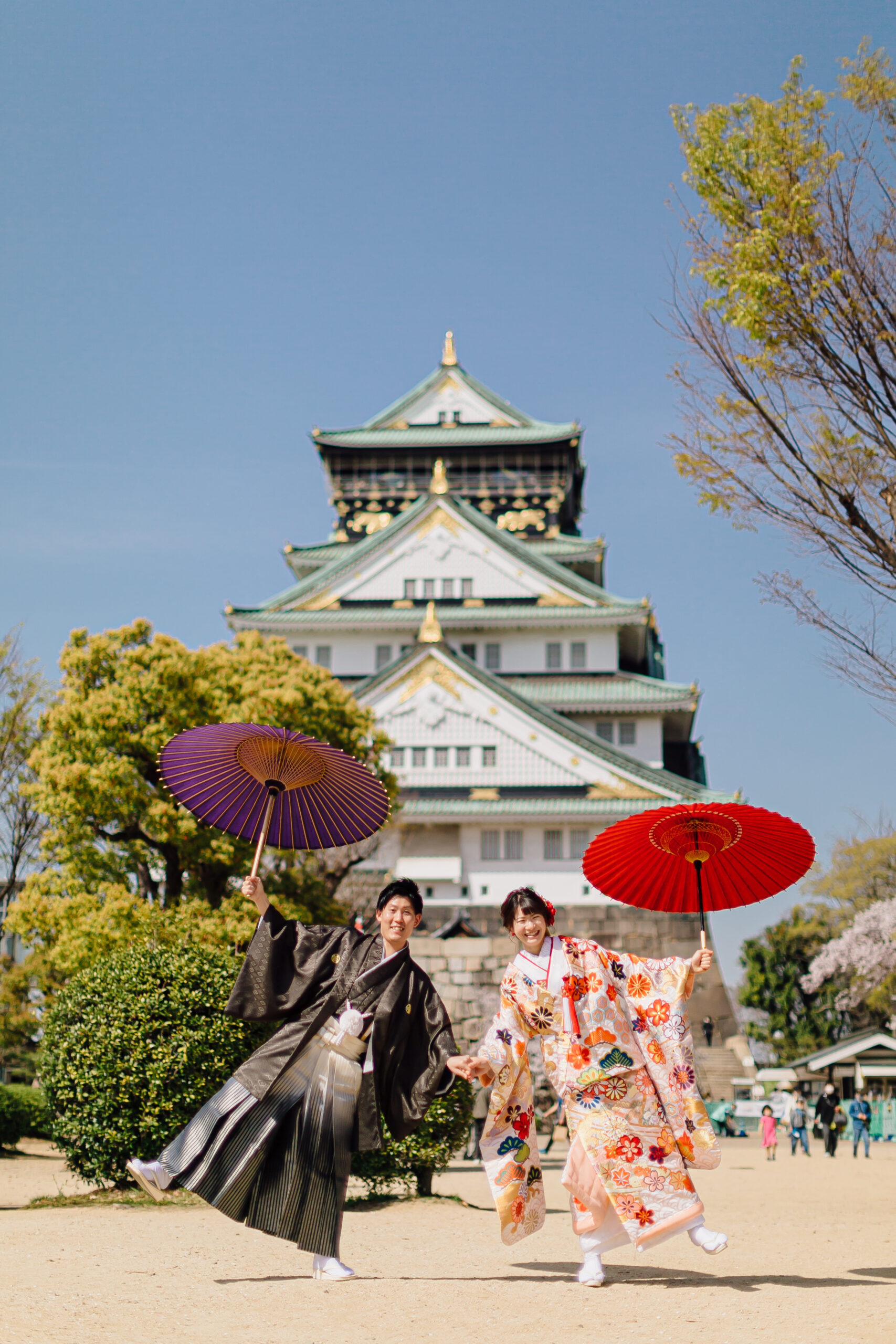 大阪城 婚攝 和服